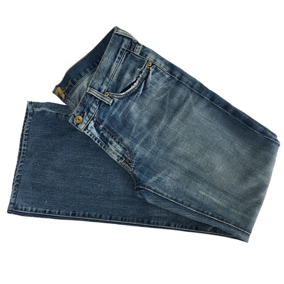 7 For All Mankind Denim - 7 For All Mankind Women’s 100% Cotton Mid-Rise Flare Jean.Size-31
